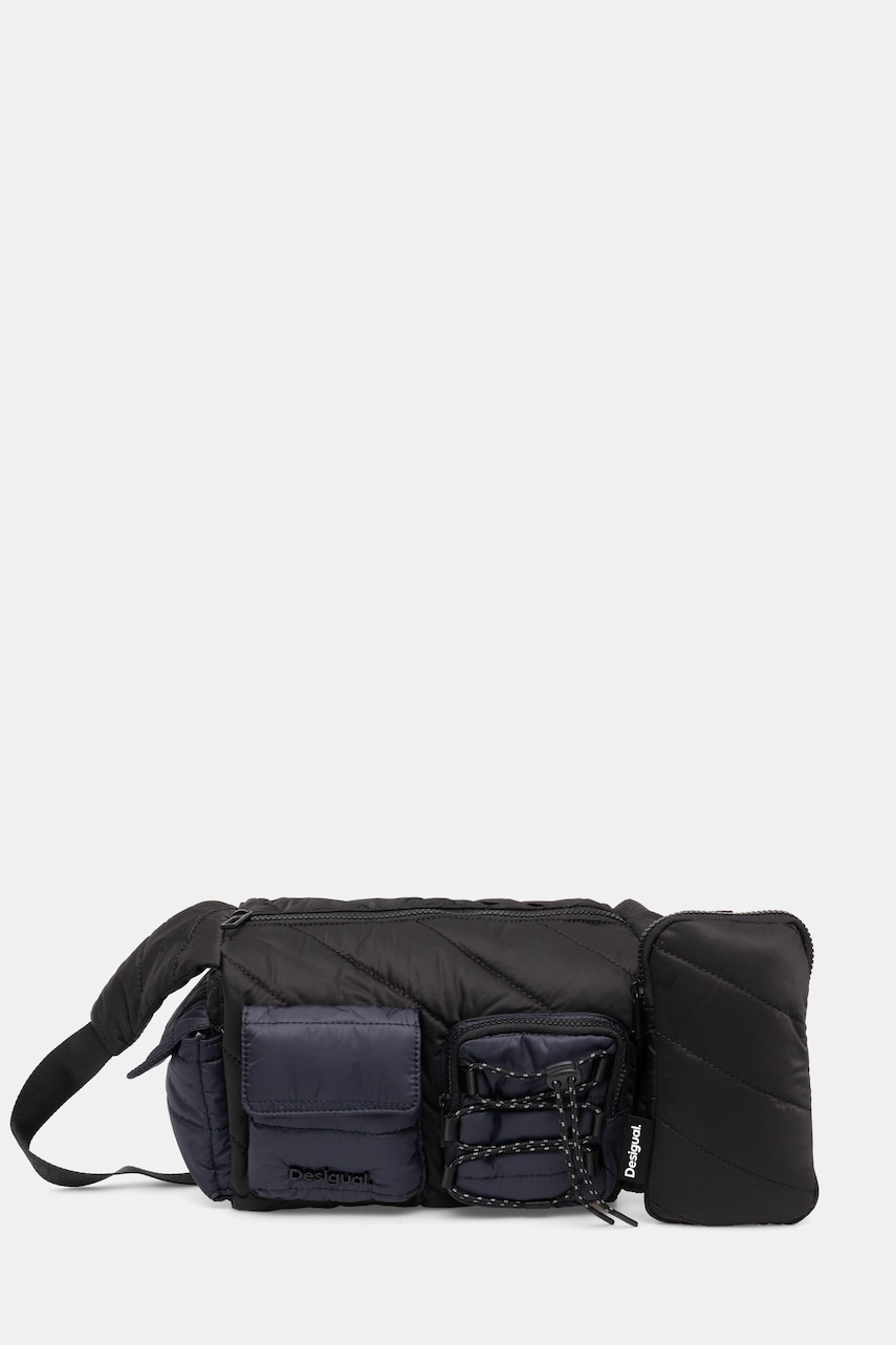Desigual borseta INFINITUM VARADERO culoarea albastru marin, 24WAXY44 Desigual borseta INFINITUM VARADERO culoarea albastru marin, 24WAXY44