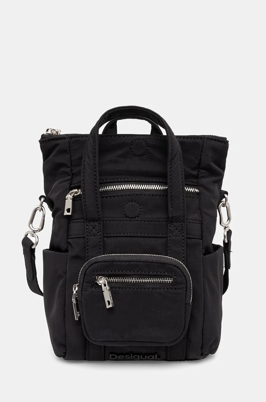 Desigual rucsac BASIC MODULAR VOYAGER culoarea negru, 24WAXY09 Desigual rucsac BASIC MODULAR VOYAGER culoarea negru, 24WAXY09
