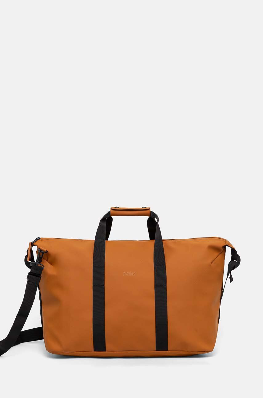 Rains geanta Hilo Weekend Bag W3 culoarea maro, 14200-63