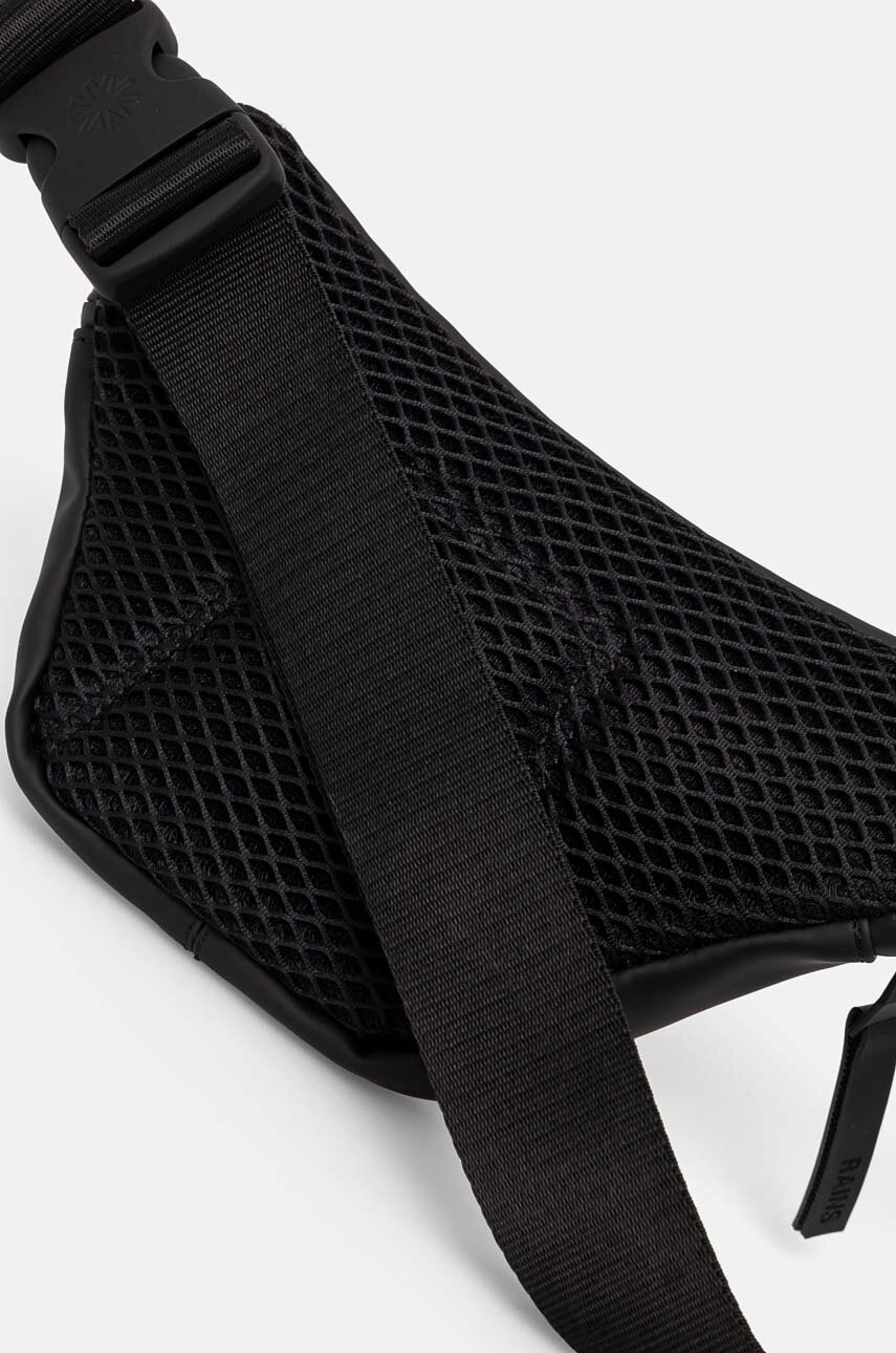 Сумка на пояс Rains Bum Bag Micro W3 колір чорний 14820-01 