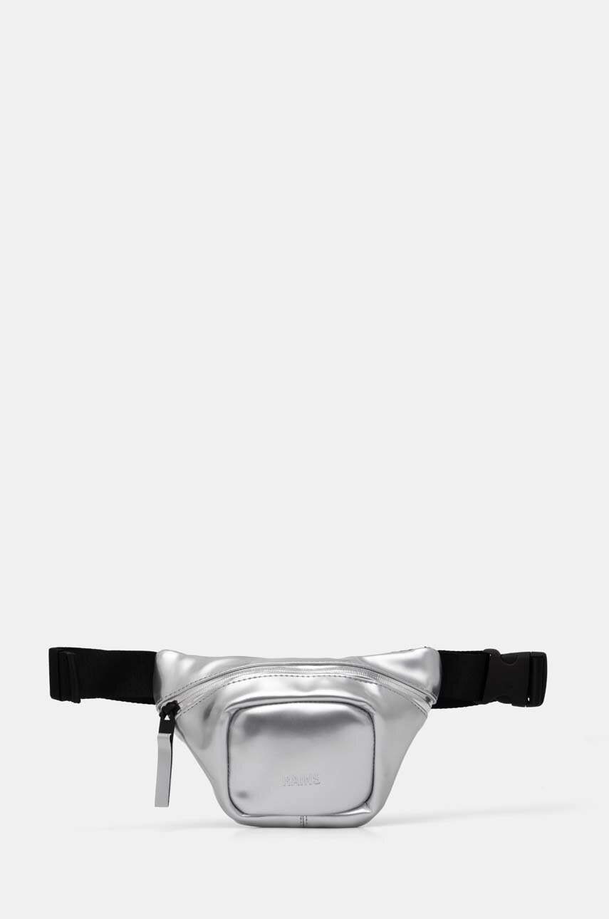 

Чанта за кръст Rains Bum Bag Micro W3 в сребристо 14820-51, Сребърен