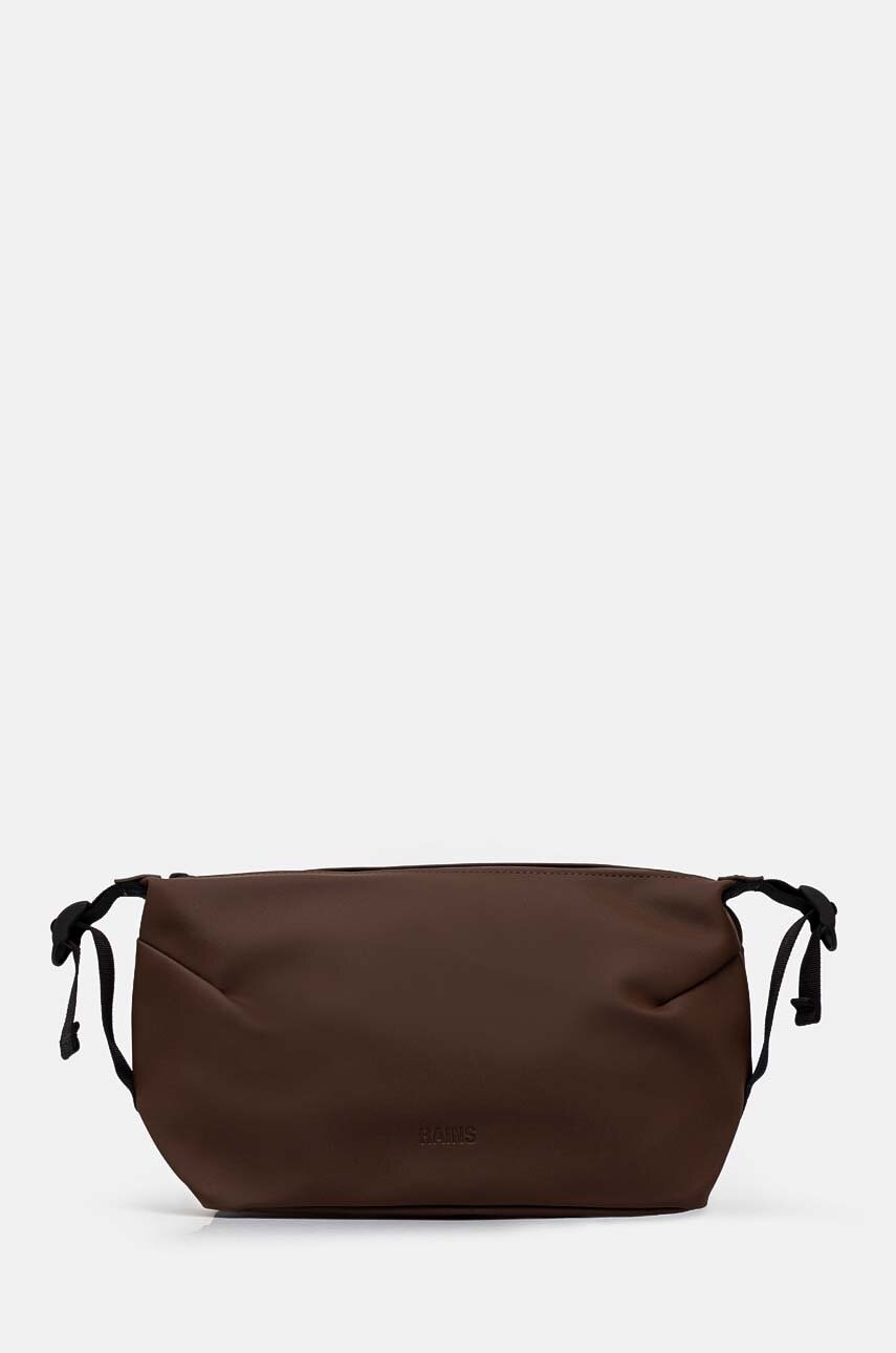 Rains portfard Hilo Wash Bag W3 culoarea maro, 15630-23 Rains portfard Hilo Wash Bag W3 culoarea maro, 15630-23