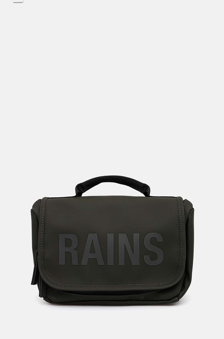 Rains portfard Texel Wash Bag W3 culoarea verde, 16310-03