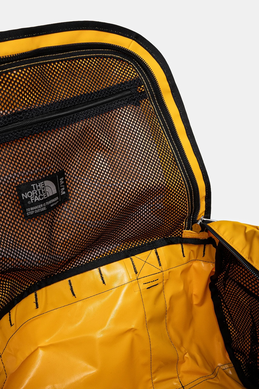 Αθλητική τσάντα The North Face Base Camp Duffel - M χρώμα: κίτρινο, NF0A52SA4WP1 φωτογραφία