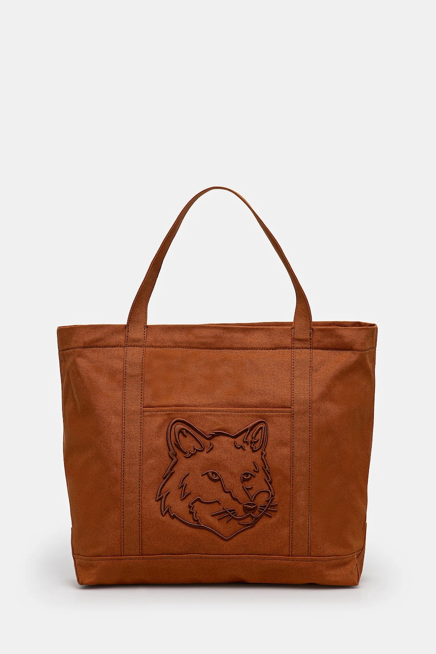 Maison Kitsuné torba bawełniana Fox Head