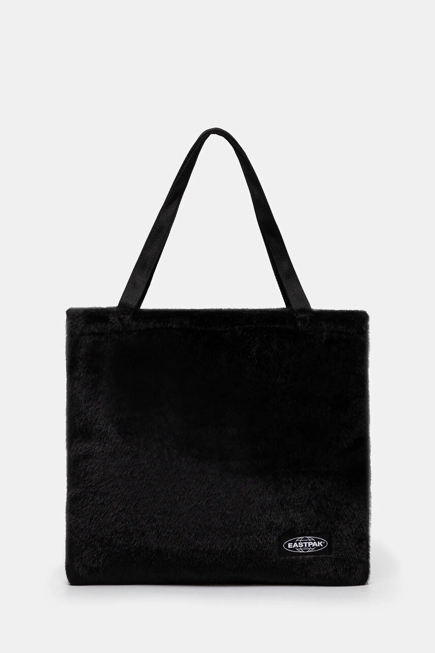 Eastpak geanta Charlie Fuzzy culoarea negru, EK0A5BCK2Q81