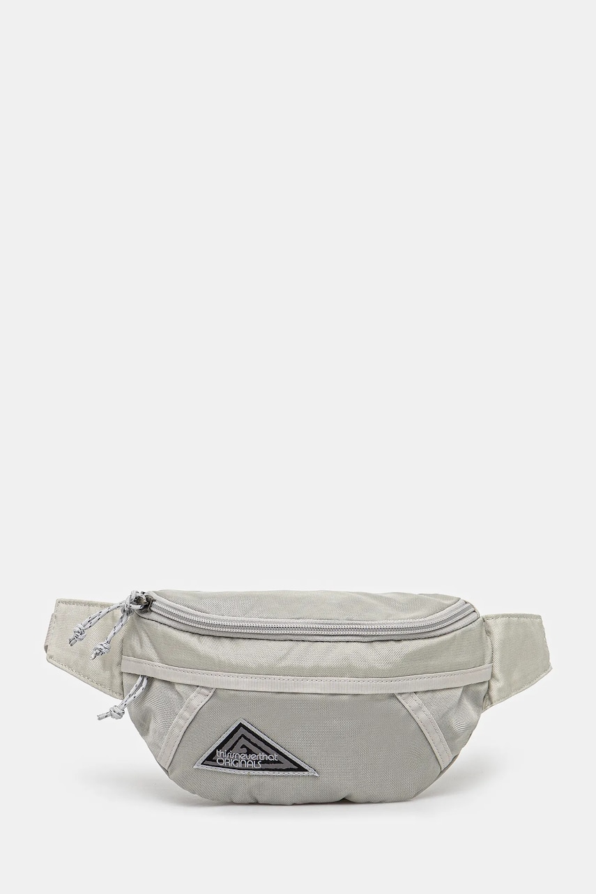 thisisneverthat borseta Washed Nylon Waist Bag culoarea gri, TN243WBASB01