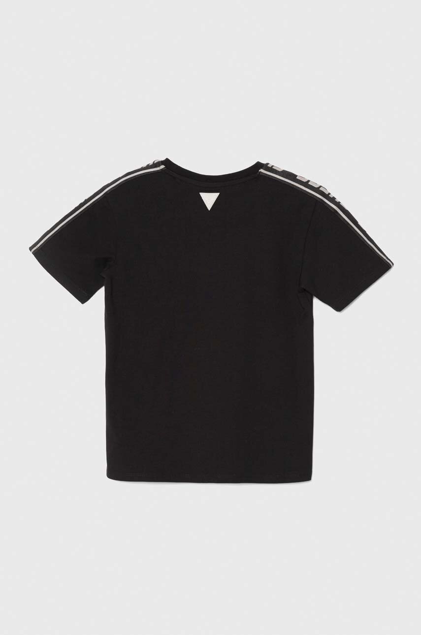 Детская футболка Guess цвет чёрный с аппликацией L4YI50 J1314