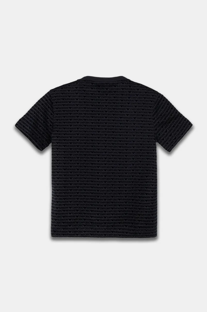 Футболка Emporio Armani цвет синий узорный 6D4TD5 1JOSZ Футболка Emporio Armani цвет синий узорный 6D4TD5 1JOSZ