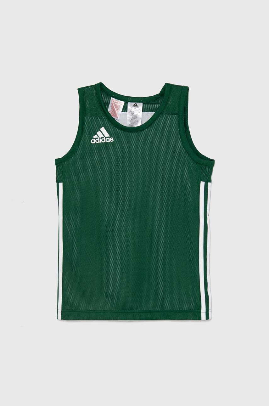 adidas Originals tricou copii 3G SPEE REVRS culoarea verde, cu imprimeu, DY6618