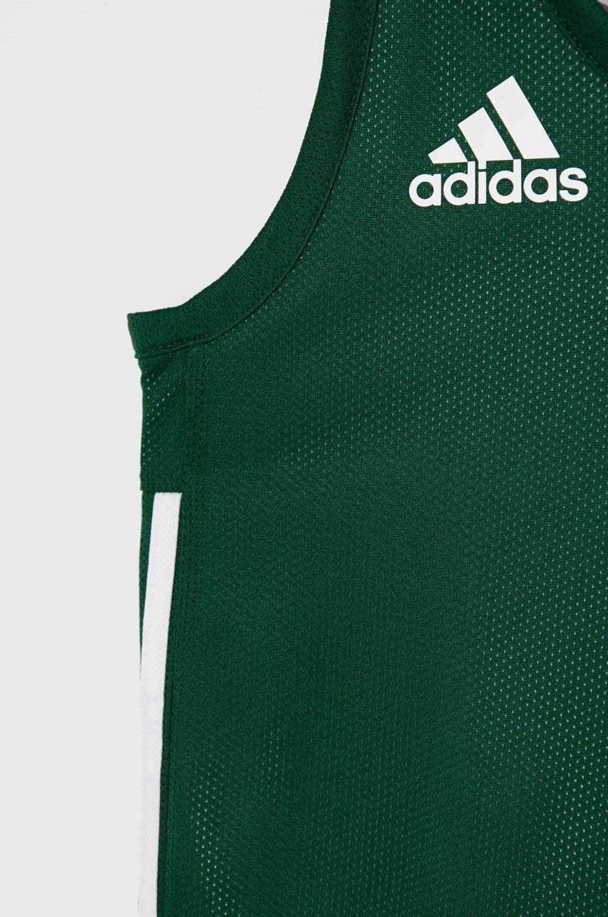 adidas Originals gyerek póló 3G SPEE REVRS zöld, nyomott mintás, DY6618 termék 2. képe