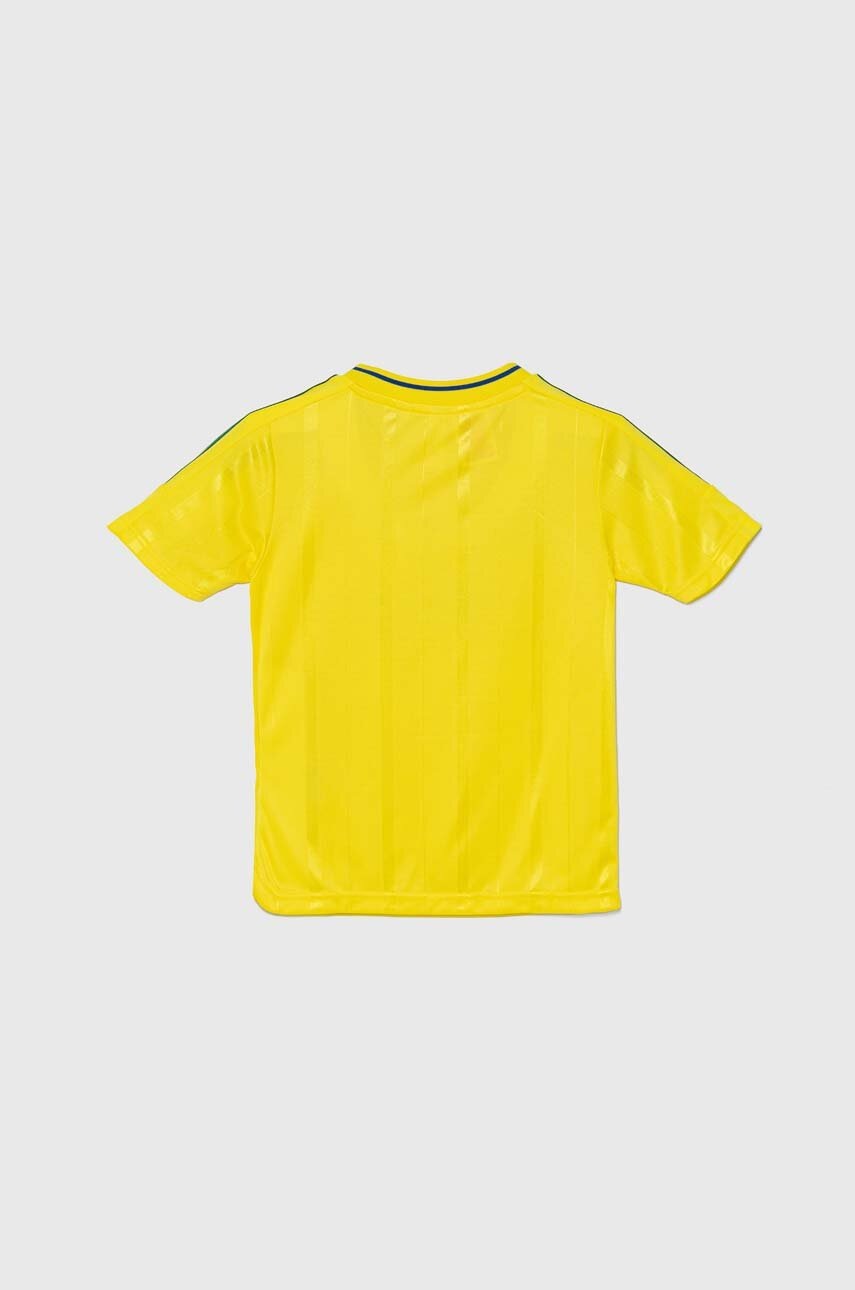 Детская футболка adidas J NP TEE цвет жёлтый с аппликацией IY0144