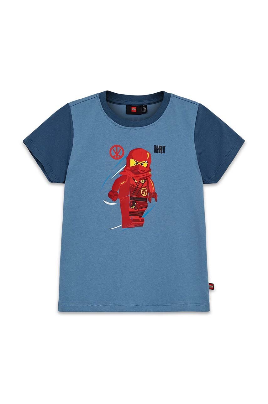 Lego tricou de bumbac pentru copii LWTANO 606 cu imprimeu, 12011274