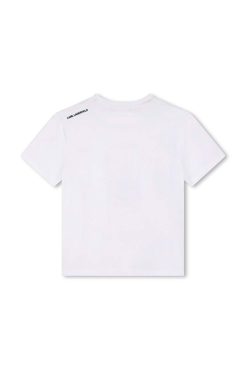 Дитяча бавовняна футболка Karl Lagerfeld