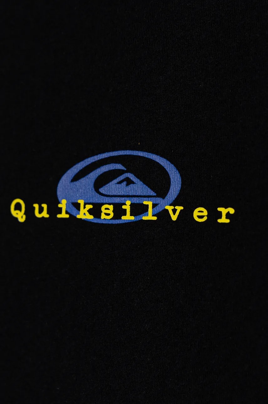 Quiksilver gyerek pamut póló THERMAL LOGO BMY fekete, nyomott mintás, AQBZT04452 termék 2. képe