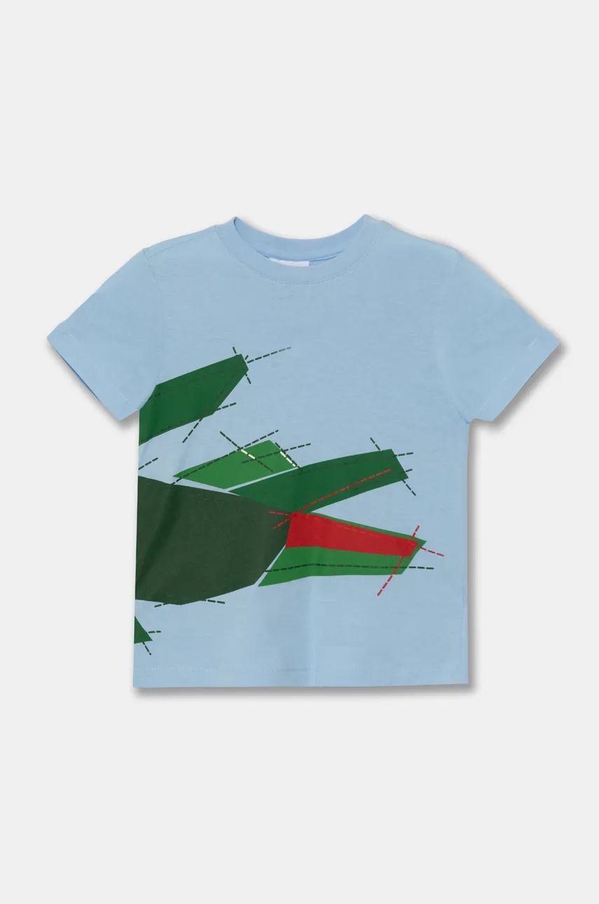 Lacoste tricou de bumbac pentru copii cu imprimeu, TJ2578