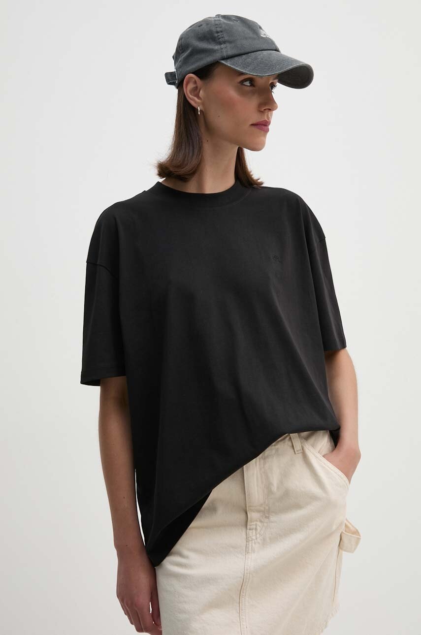 

Памучна тениска Calvin Klein Jeans в черно J20J224889, Черен