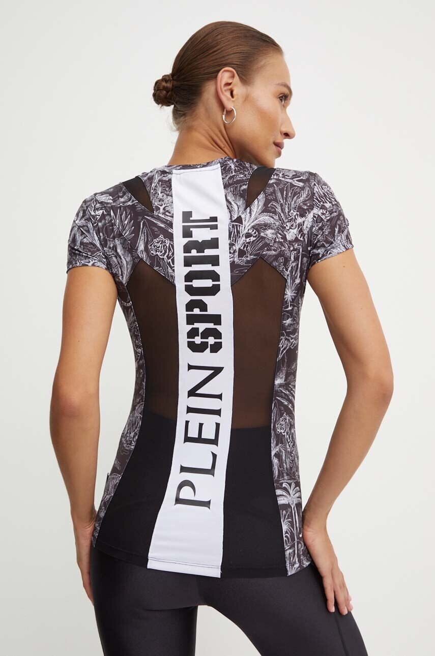 

Тениска PLEIN SPORT в черно FADC WTK3355 STE003N, Черен