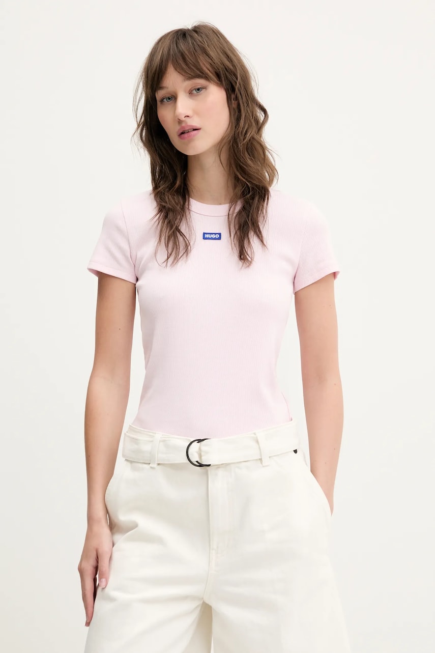 Hugo Blue tricou femei, culoarea negru, 50523924