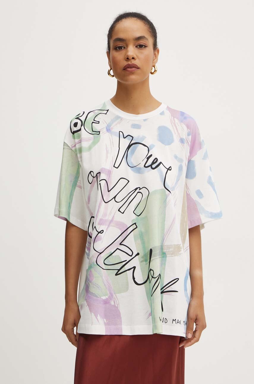 

Памучна тениска Weekend Max Mara в бяло 2425946041600, Бял