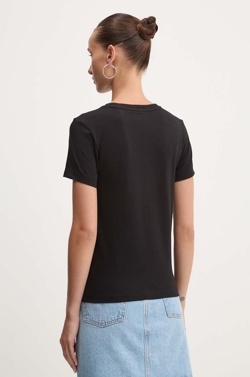 Μπλουζάκι Guess Jeans χρώμα: μαύρο, W4YI03 J1314 φωτογραφία