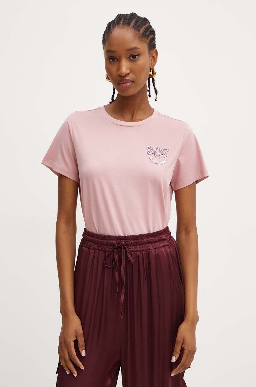 

Тениска Pinko в розово 103320 A24E, Розов