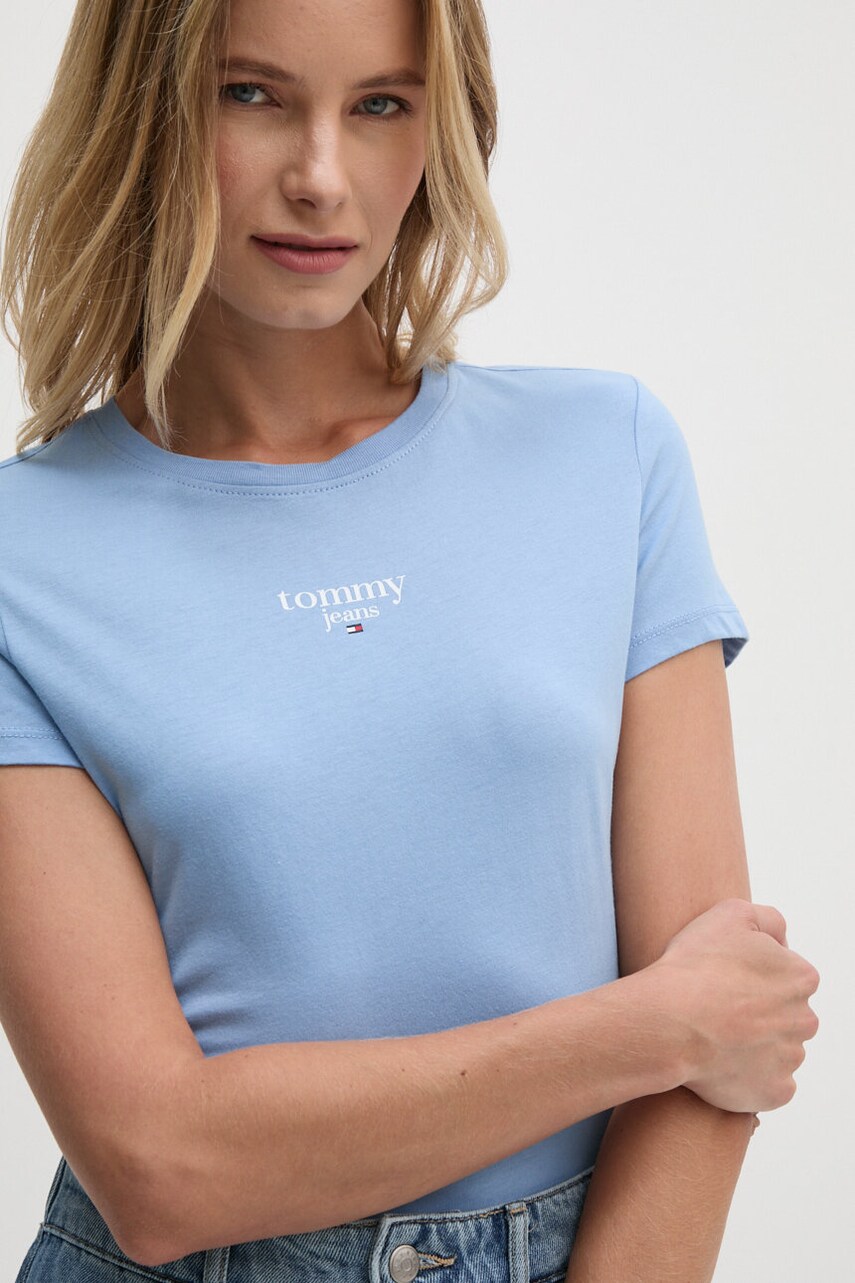 

Тениска Tommy Jeans в синьо DW0DW18397, Син