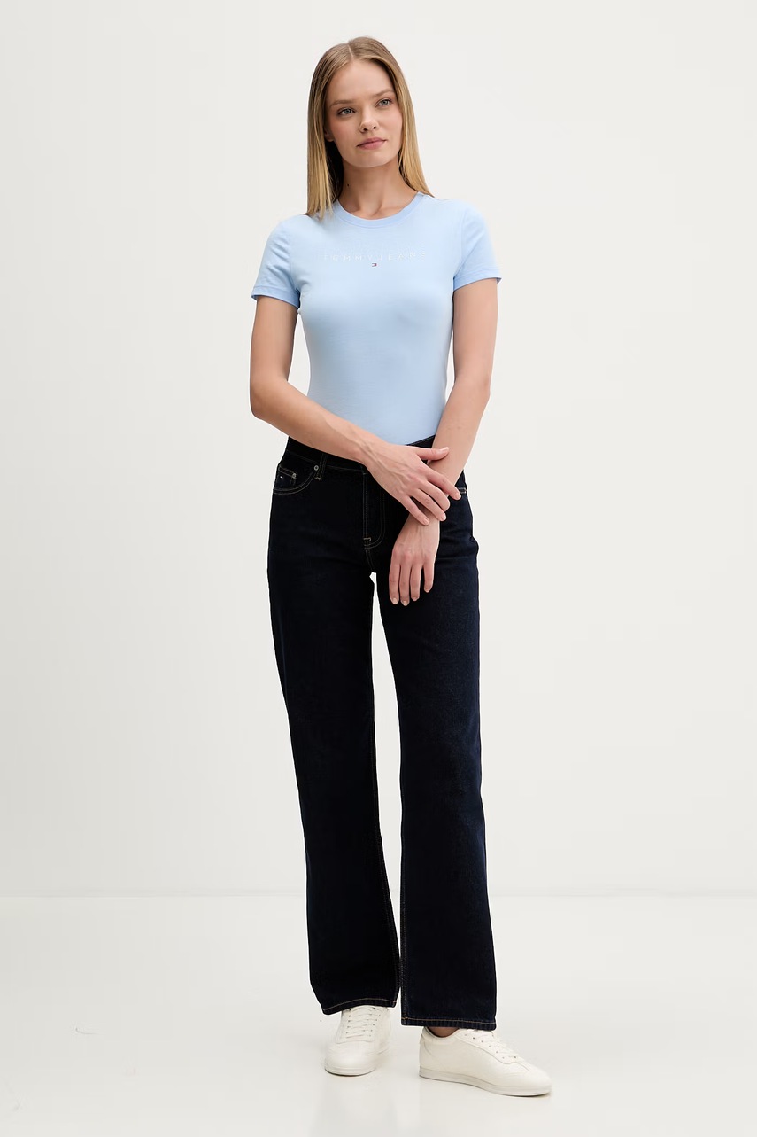 Tommy Jeans t-shirt Γυναικείο βαμβακερό