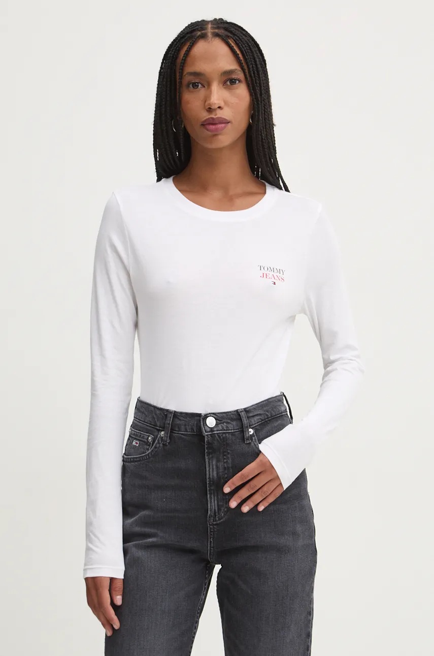 

Блуза с дълги ръкави Tommy Jeans в бяло DW0DW18411, Бял