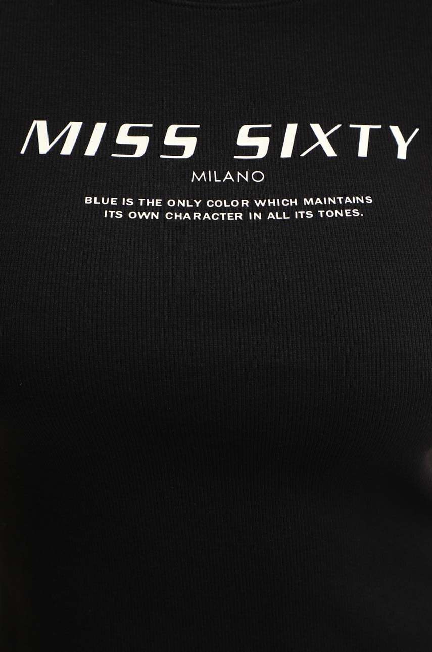 Μπλουζάκι Miss Sixty χρώμα: μαύρο, 6L1SJ4300000 φωτογραφία