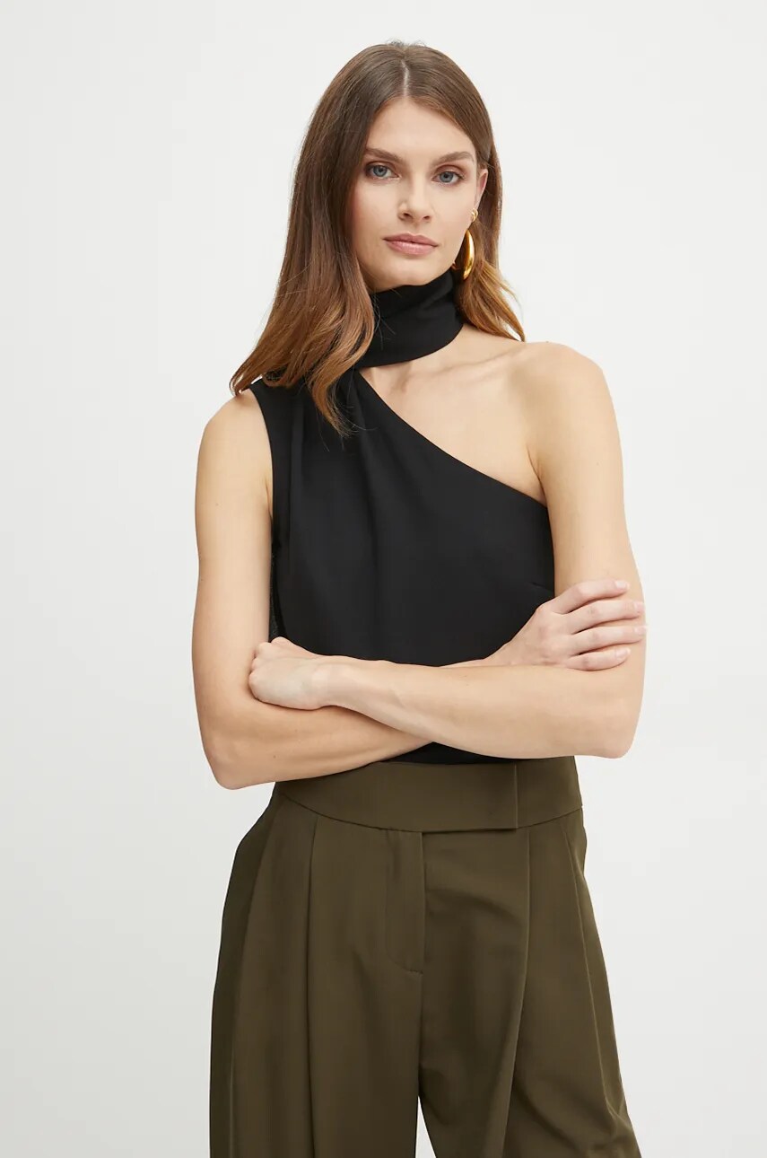 Levně Halenka Liu Jo černá barva, hladká, WF4189 T0347