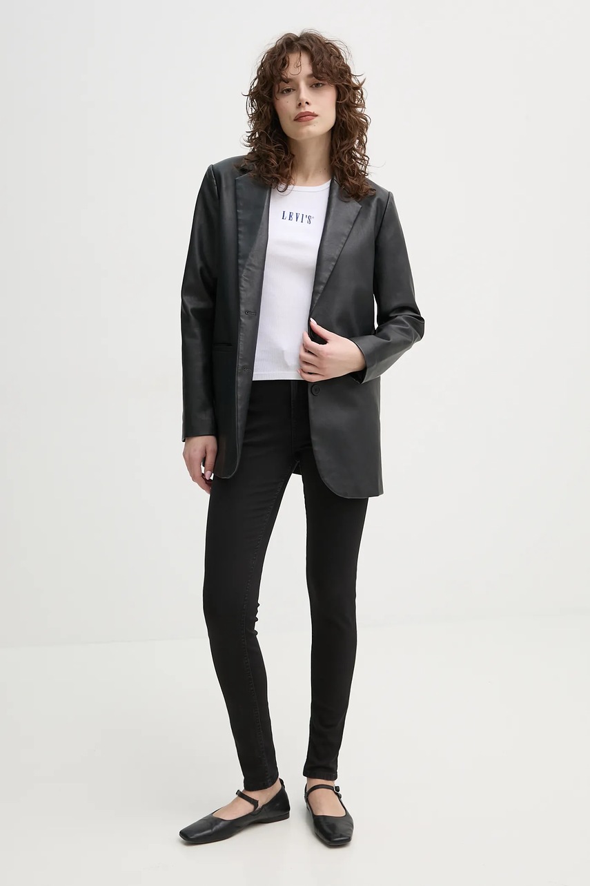 Βαμβακερό τοπ Levi's χρώμα: άσπρο, A9415 φωτογραφία