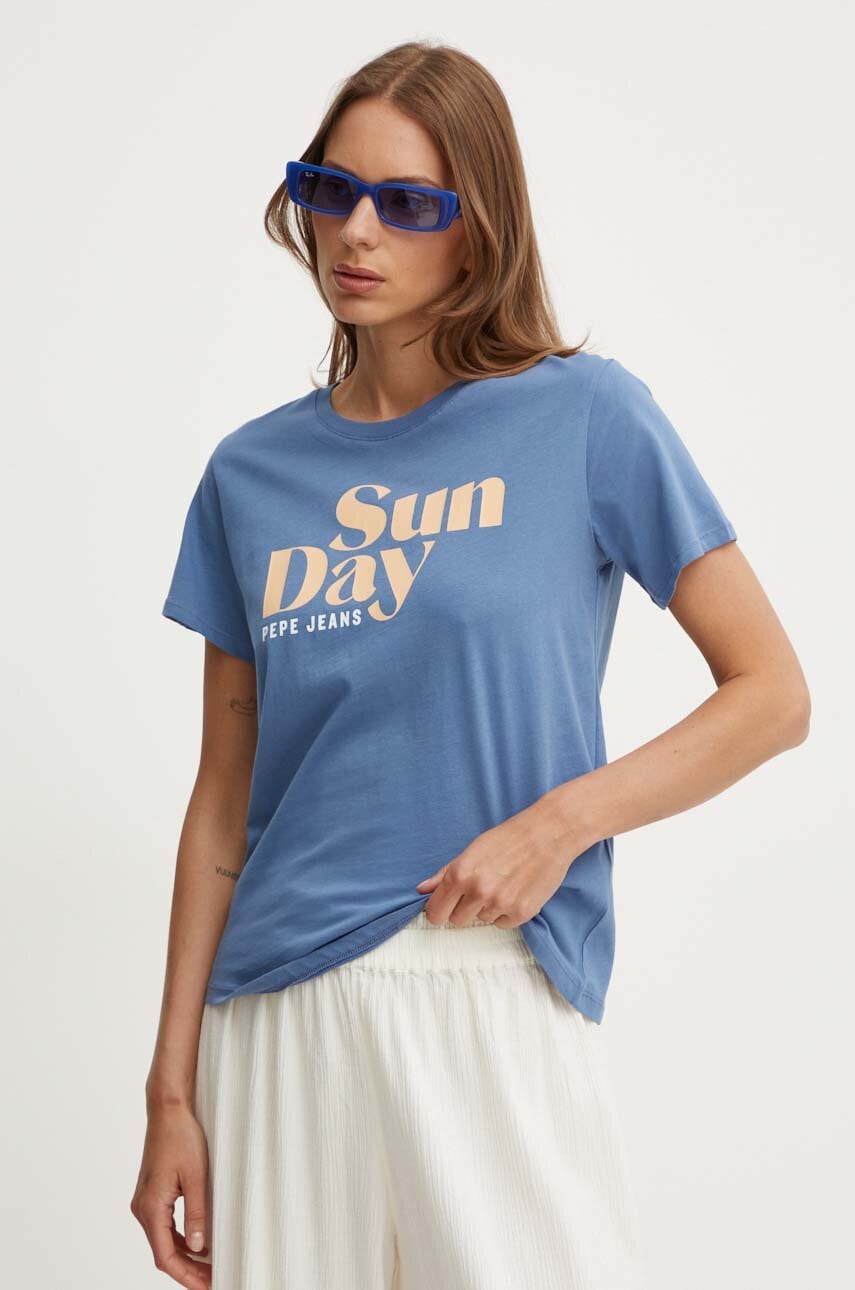 Pepe Jeans tricou din bumbac EFFIE femei, PL505886