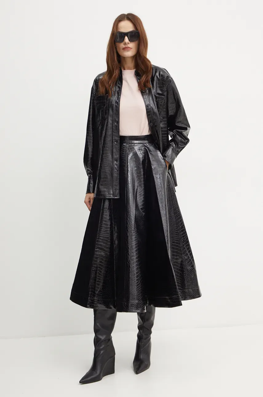 Хлопковая футболка Karl Lagerfeld женская цвет розовый 245W1714 Хлопковая футболка Karl Lagerfeld женская цвет розовый 245W1714