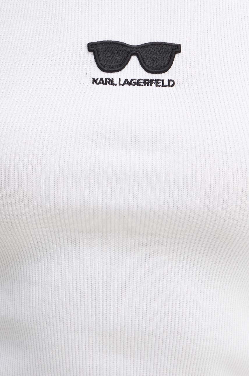Топ Karl Lagerfeld жіночий колір білий 245W1719 