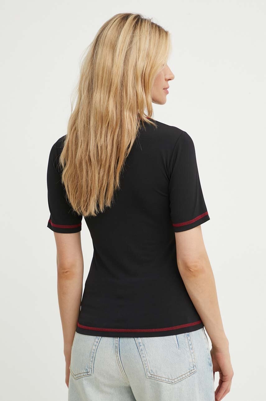 Μπλουζάκι Résumé EstelleRS χρώμα: μαύρο, 23101262 φωτογραφία