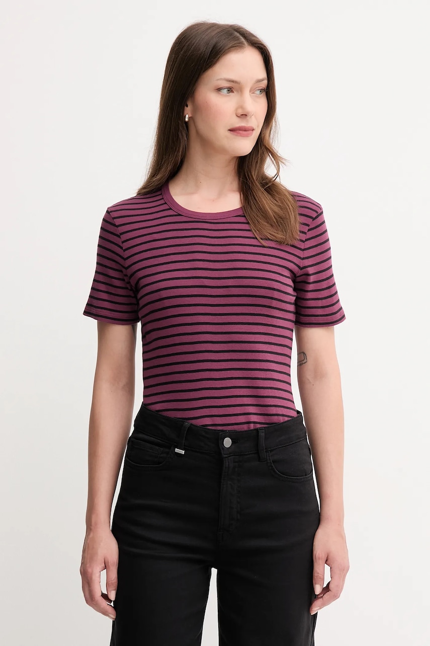 United Colors of Benetton tricou din bumbac culoarea roz, 30YSE16A0