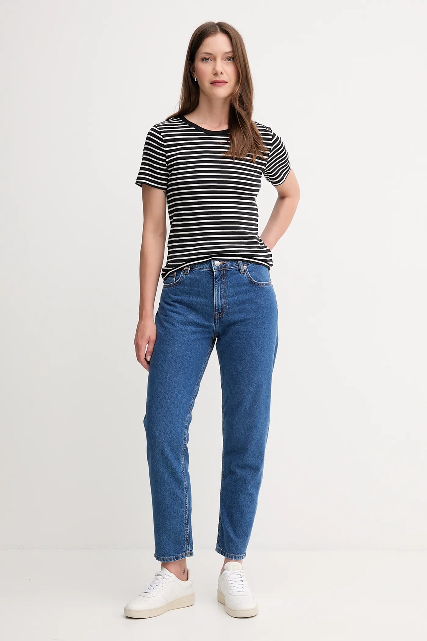 Хлопковая футболка United Colors of Benetton цвет розовый 30YSE16A0