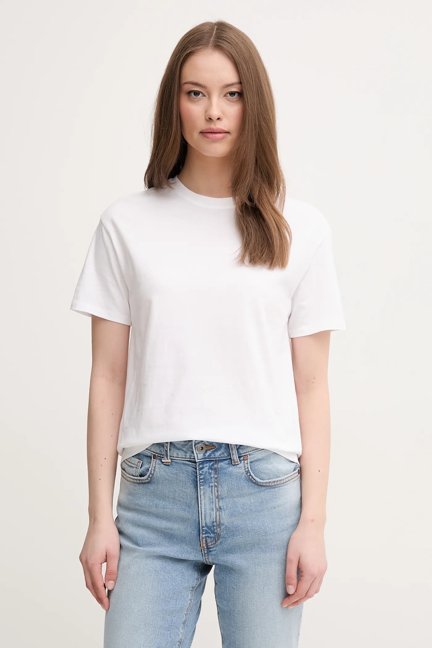 United Colors of Benetton tricou din bumbac femei, culoarea roz, 3096D102O