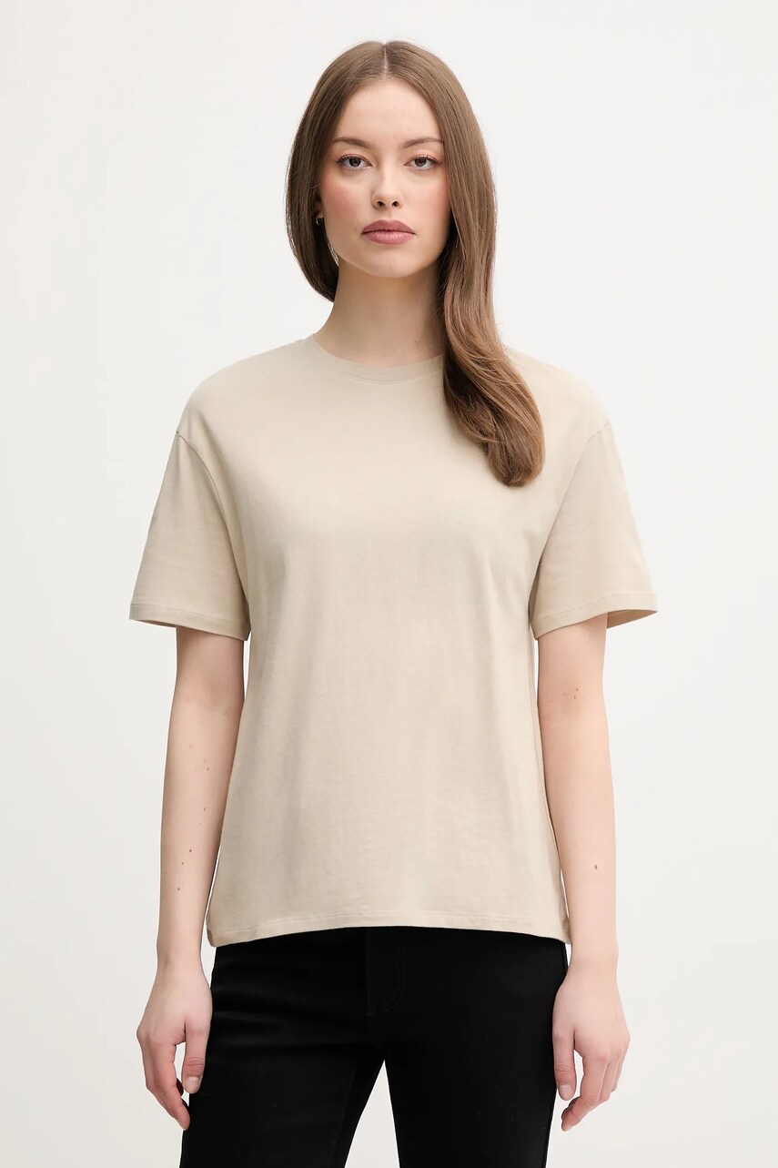 United Colors of Benetton tricou din bumbac femei, culoarea roz, 3096D102O