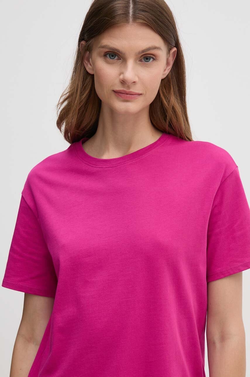 

Памучна тениска United Colors of Benetton в розово 3096D102O, Розов