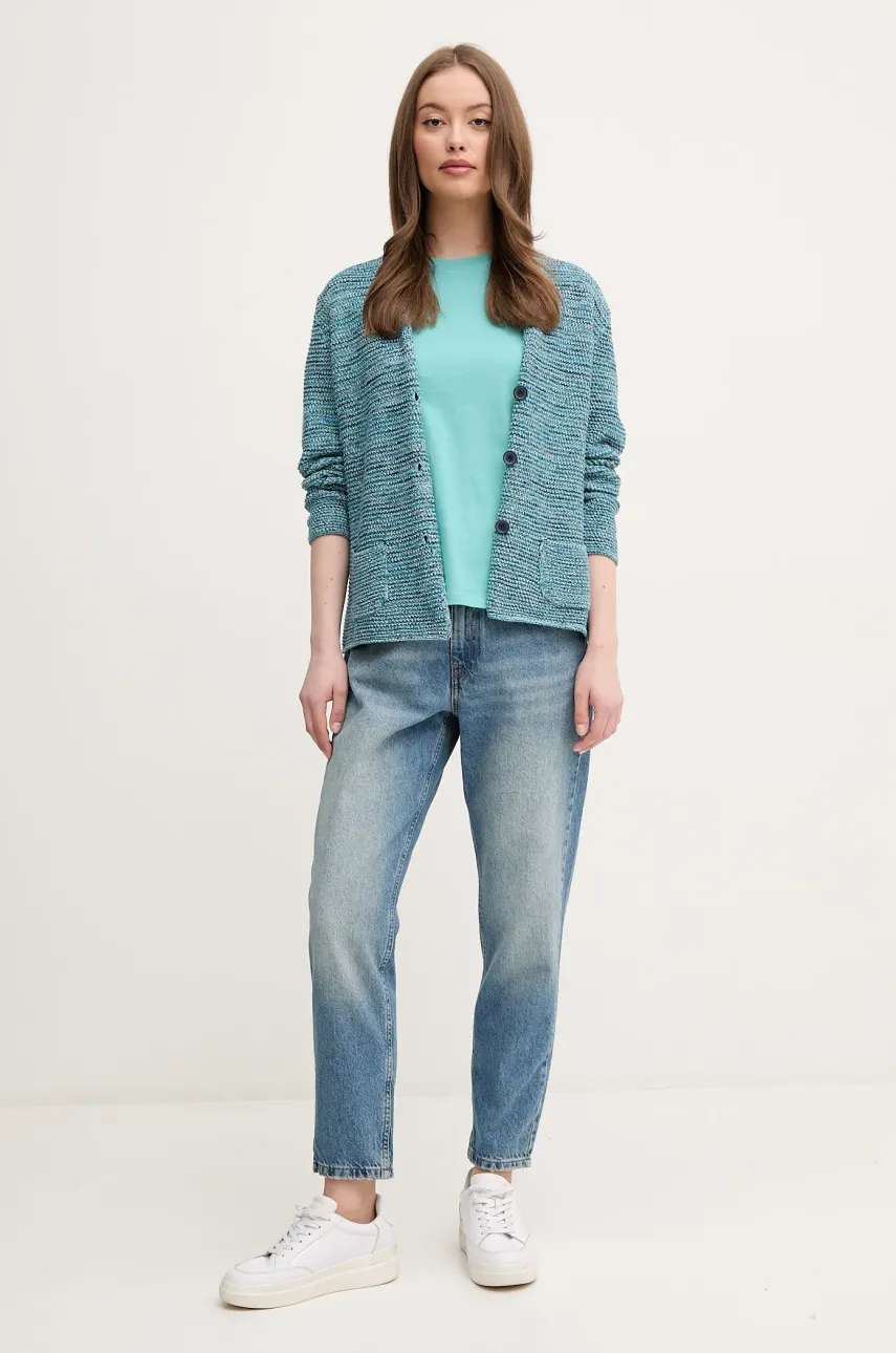 Хлопковая футболка United Colors of Benetton женская цвет розовый 3096D102O Хлопковая футболка United Colors of Benetton женская цвет розовый 3096D102O