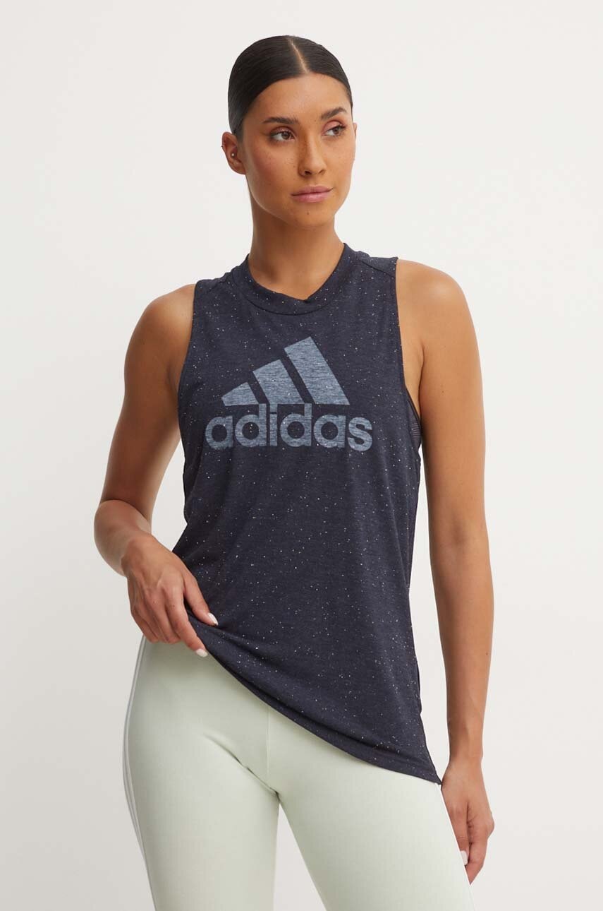 

Топ adidas дамски в тъмносиньо IW7729, Тъмносин