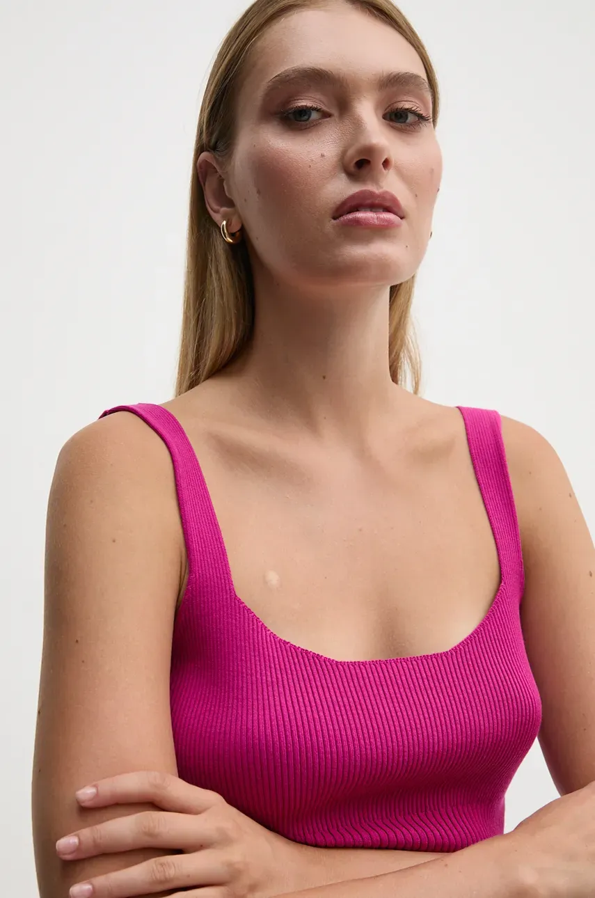 Блузка United Colors of Benetton женская цвет розовый однотонная 1090DH019 Блузка United Colors of Benetton женская цвет розовый однотонная 1090DH019