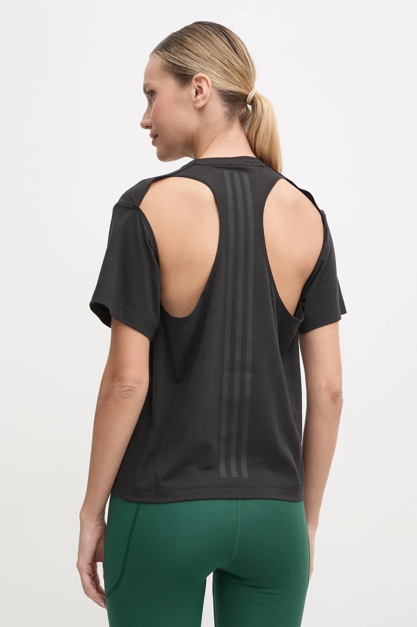 Μπλουζάκι προπόνησης adidas Performance Strength χρώμα: μαύρο, IW1497 φωτογραφία