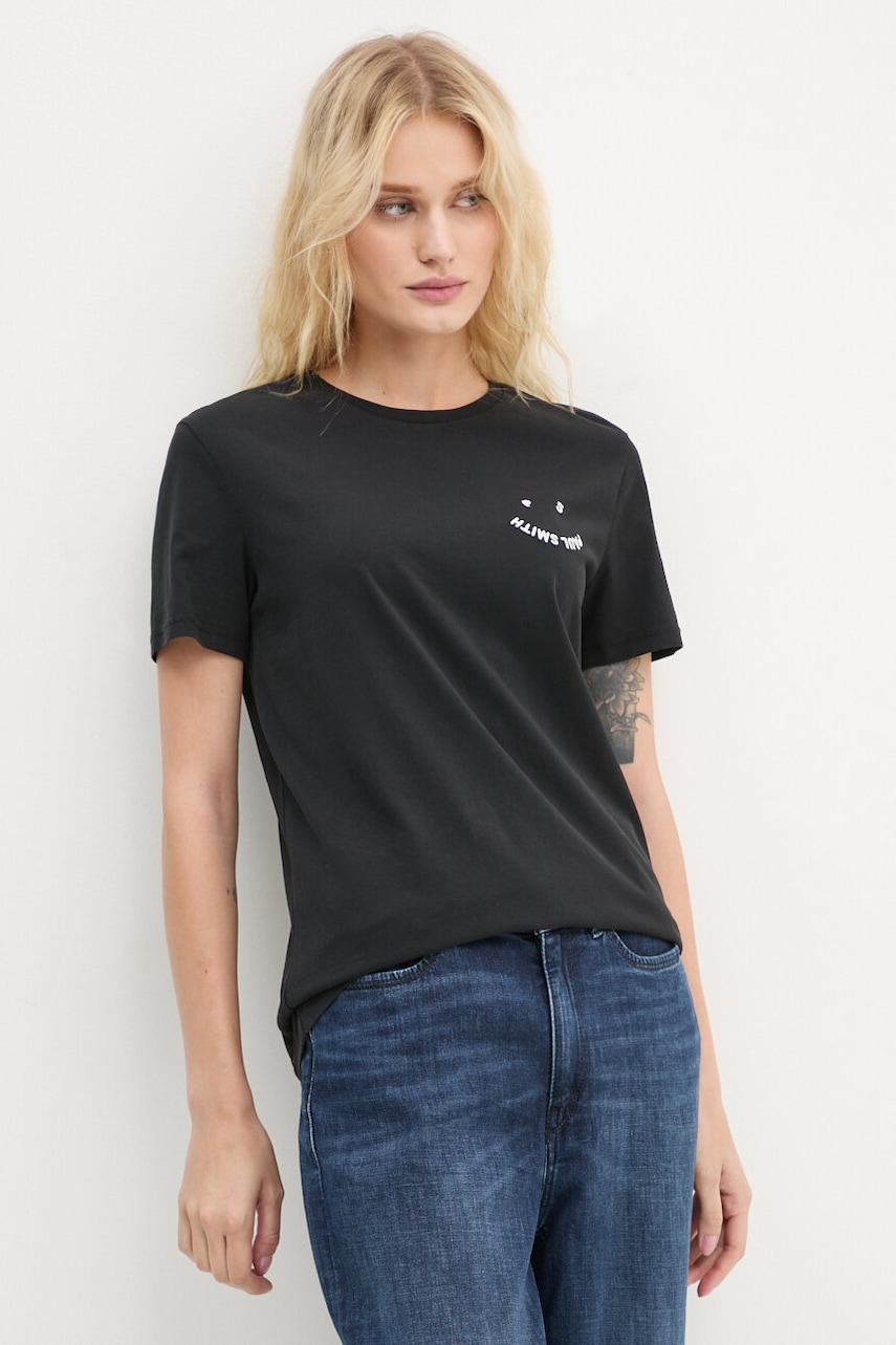 PS Paul Smith tricou din bumbac femei, culoarea negru, W2R.G799E.N21154