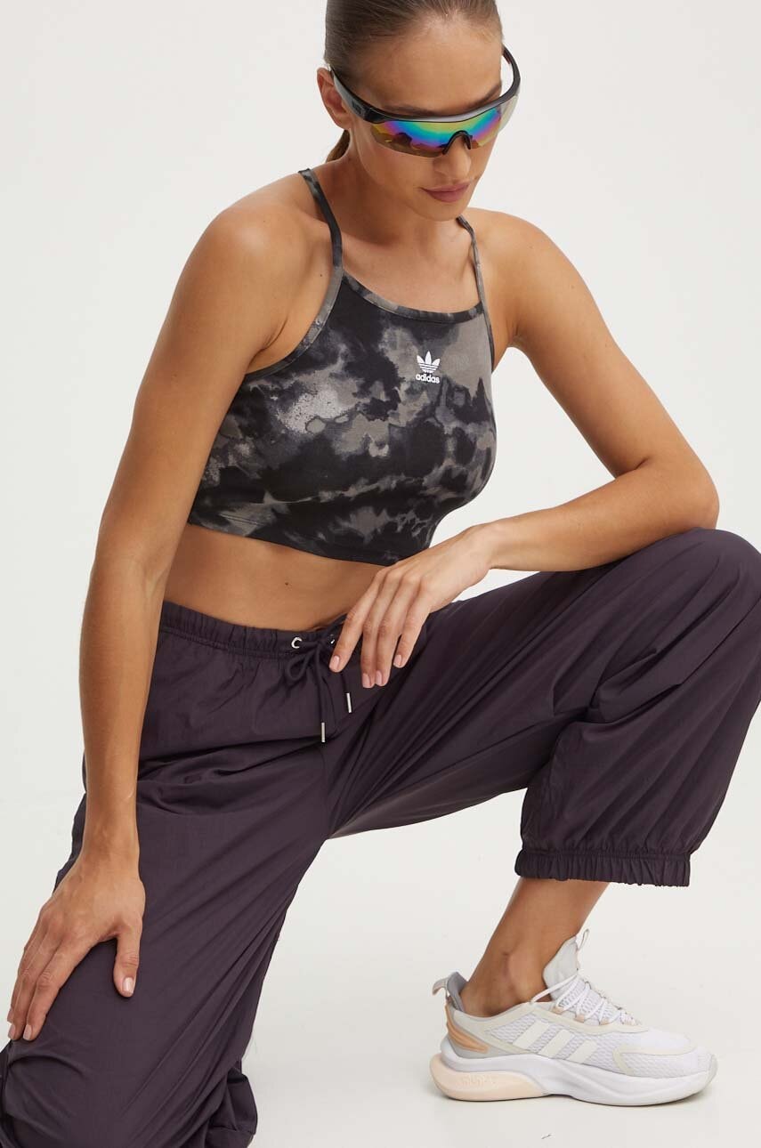 adidas Originals top femei, culoarea negru, IW0837 adidas Originals top femei, culoarea negru, IW0837