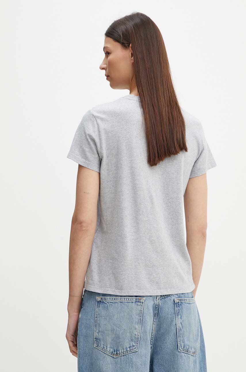 Levi's pamut póló női, szürke, 17369 termék 2. képe