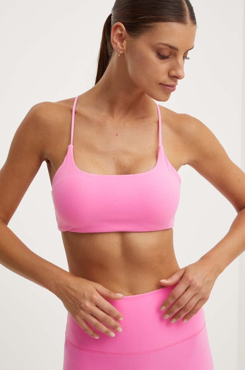 JOYINME sutien yoga Breeze culoarea roz, neted, Breeze