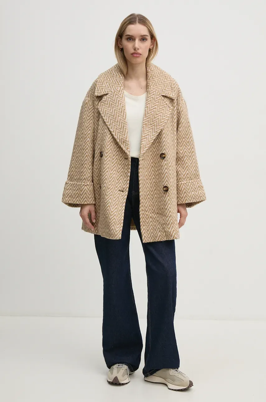 Футболка Pepe Jeans FABIANA женская цвет бежевый PL505953 Футболка Pepe Jeans FABIANA женская цвет бежевый PL505953